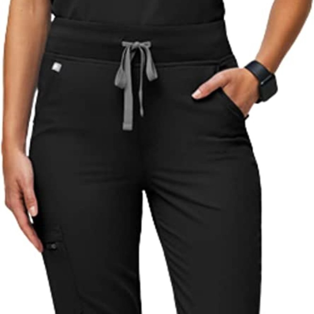FIGS Black Zamora Joggers LP